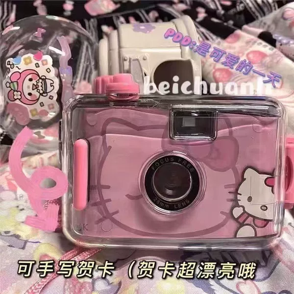 Big head K cat camera+color scroll 8 sheet+waterproof shell