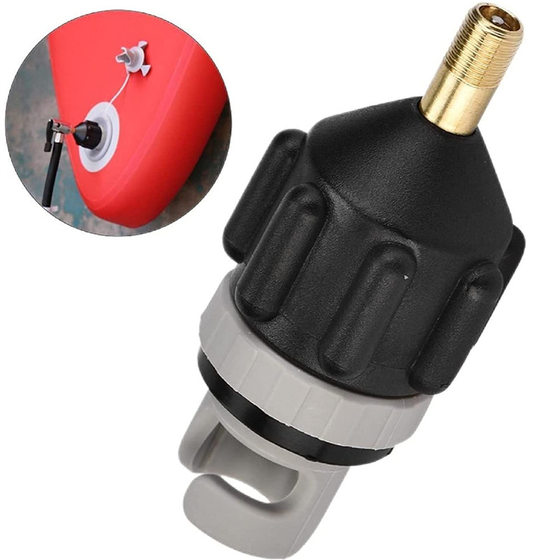 Rubber boat inflatable pump conversion air nozzle surfboard assault boat kayak fishing boat air nozzle connector paddle board accessories