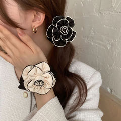 新型ファッションシンプルなバラの花のシュシュ