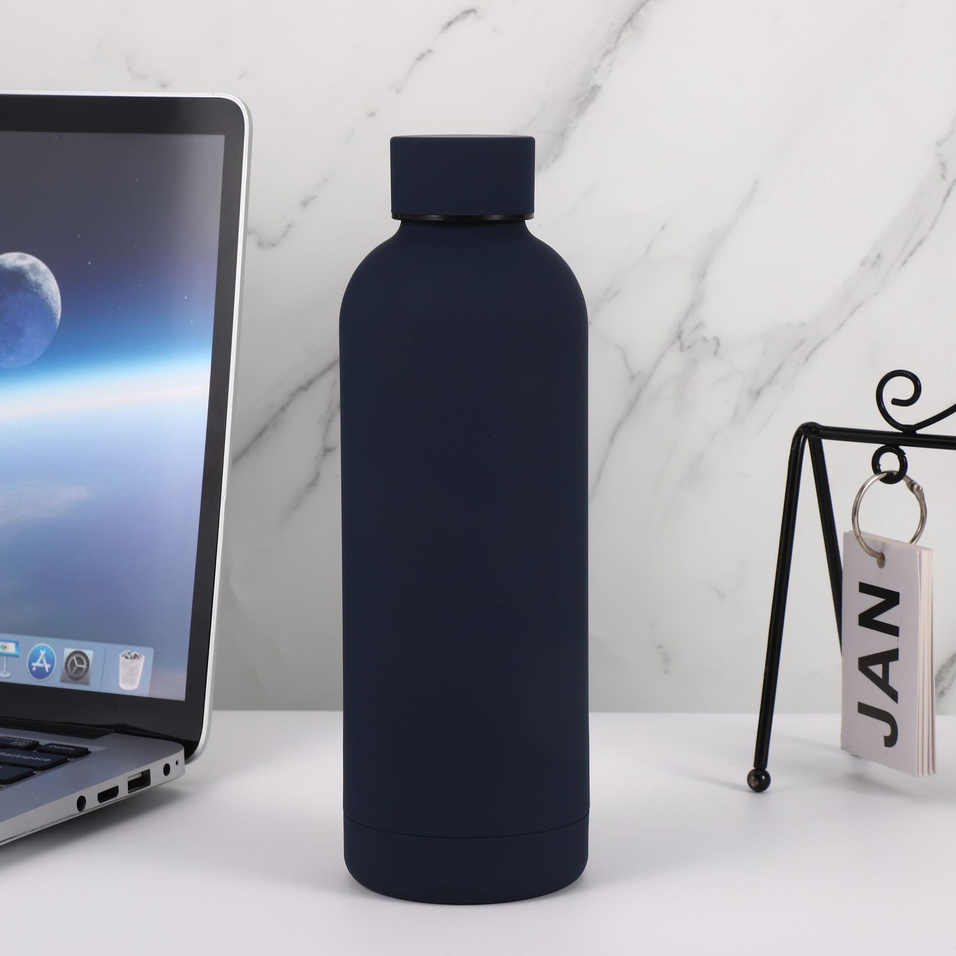 De alto aspecto de acero inoxidable 304 mini termo taza de gran capacidad pequeña boca olla hembra estudiante al aire libre deportes portátiles botella de agua