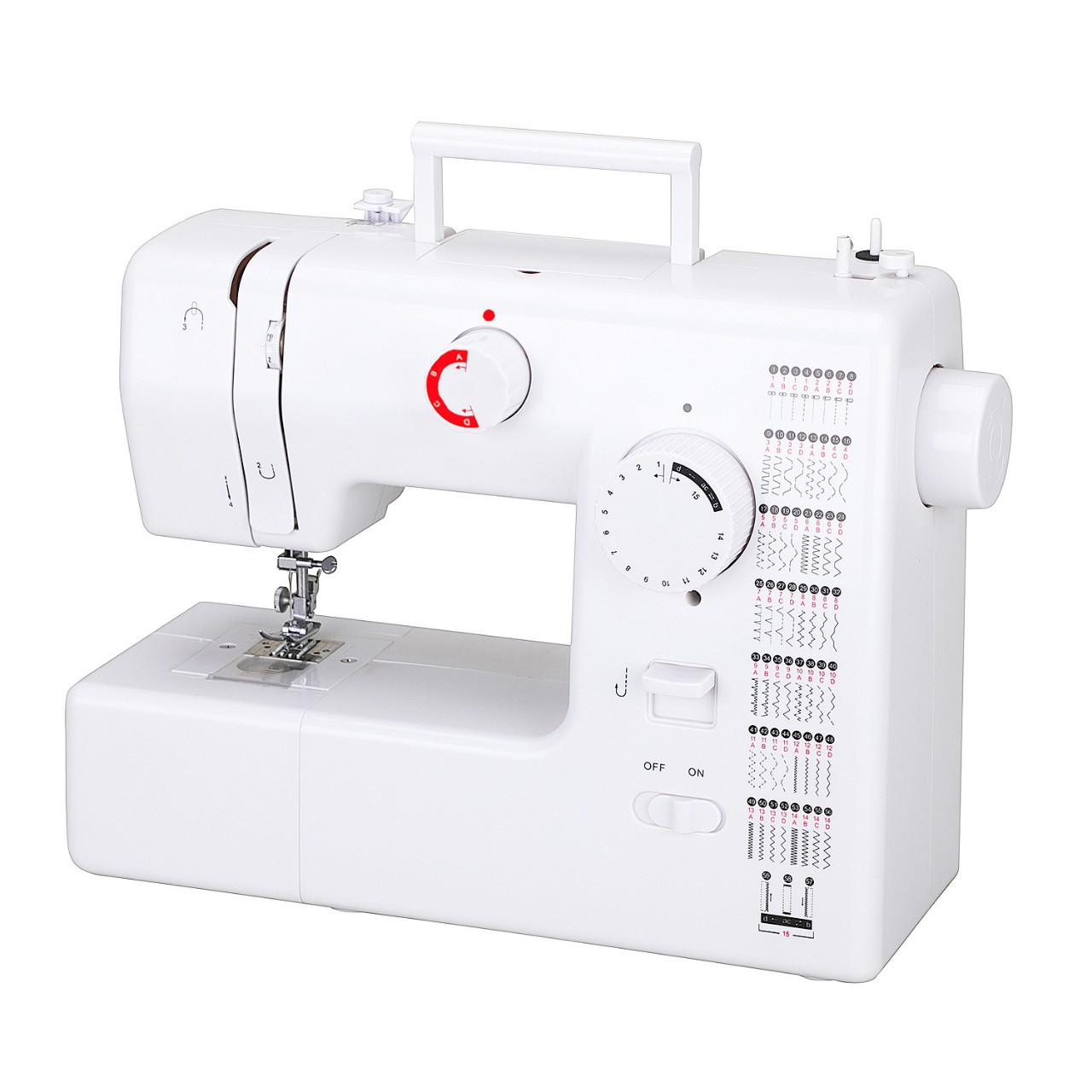 缝纫机SM-705跨境选品家用锁边锁扣眼吃厚59种线迹衣车内金属支架