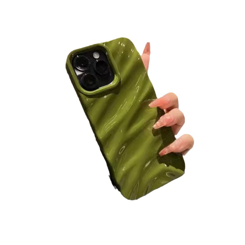 Phone Case With Electroplated Water Ripple For Iphone Models_voghion.com