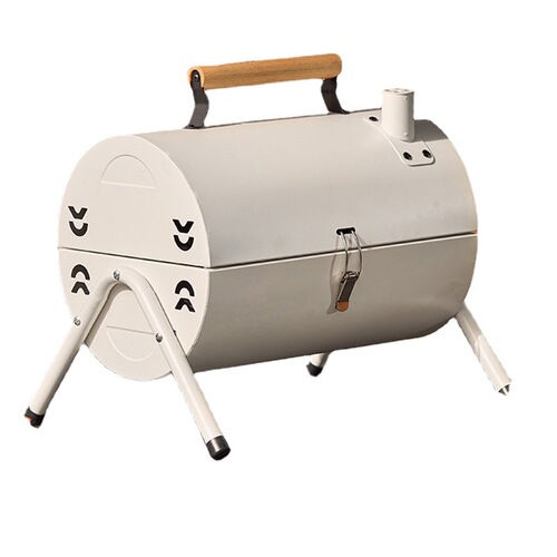 Outdoor charcoal grill portable picnic camping grill double-sided dual-use good appearance easy to carry
