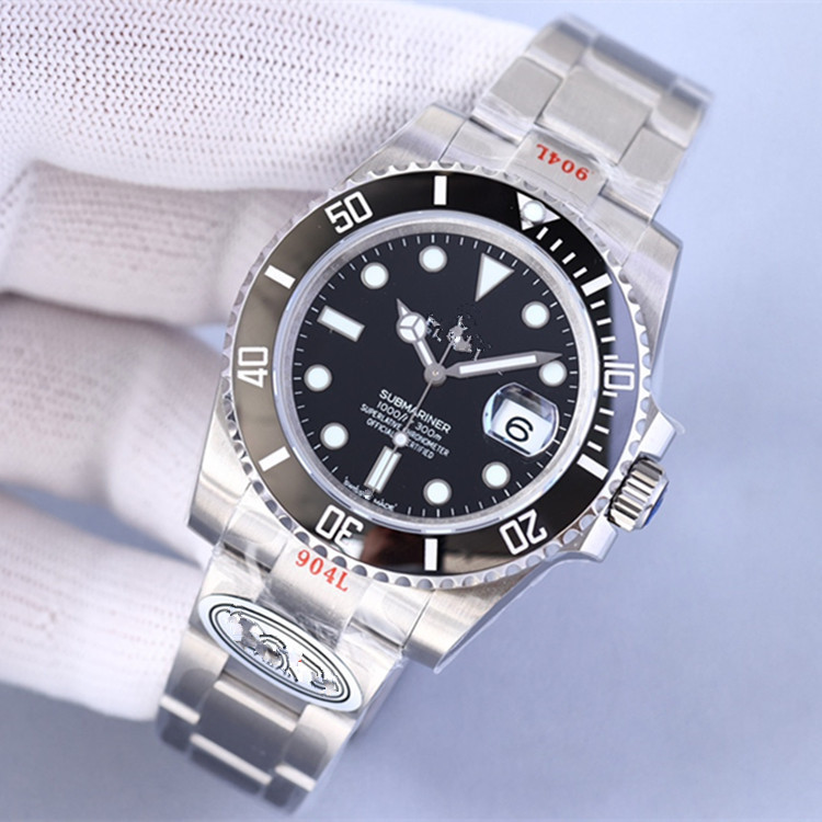 Green Water Ghost Watch Men's Automatic Mechanical Watch Men's Watch Submersible ghost Room Gold Steel Strap Watch Men