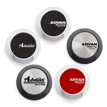 厂家批发 ADVAN RACING 64MM(59MM) 轮毂中心盖 ADVANTI 黑色轮盖