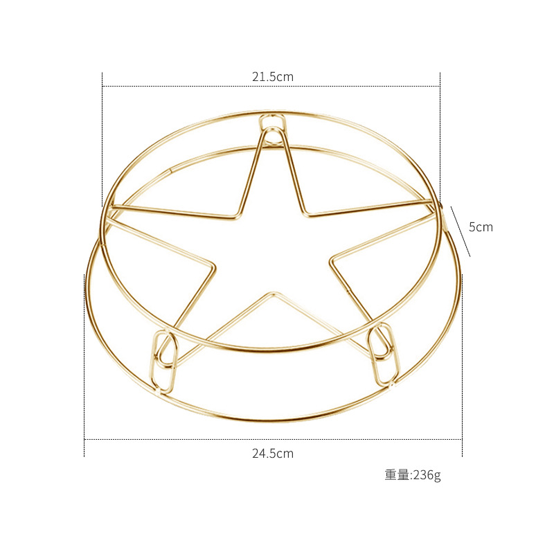 Rack de vapor dorado