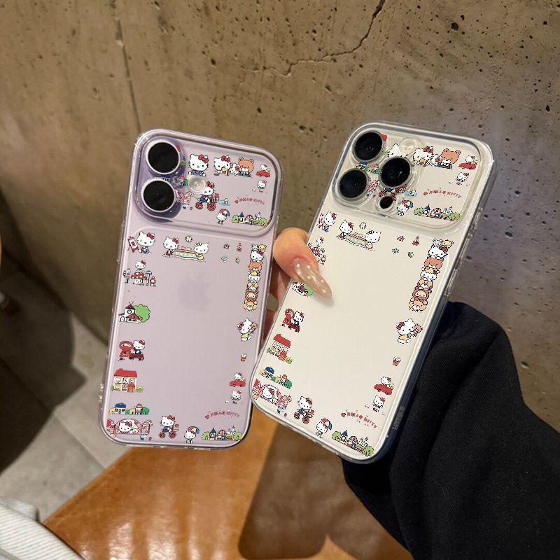 Daily Use Large Window Design Phone Case Compatible with Apple 17 Pro, Suitable for 16/15/14 Pro, Shockproof 11 Soft Case, Transparent 13, 12