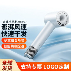 Xiao米家高速ヘアドライヤーH501家庭用マイナスイオンヘアケア寮大風力速乾電気ブローSE
