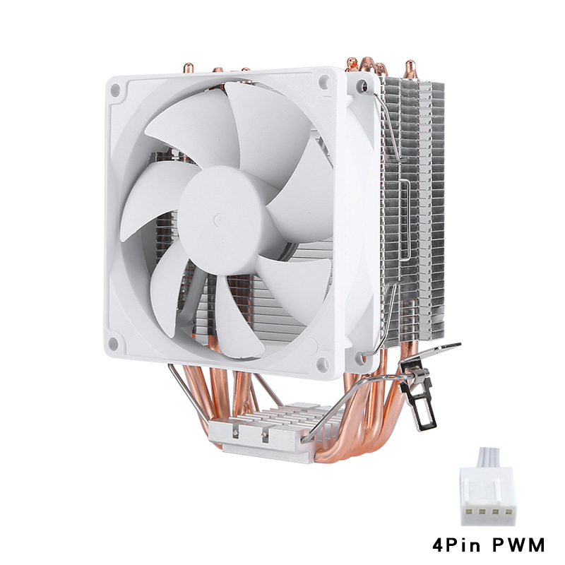 CPU クーラー 4 ヒートパイプ 9 センチメートルコンピュータ冷却ファン 1150 ピン CPU ファン 1700 サイレント第 12 世代 1700i5|undefined