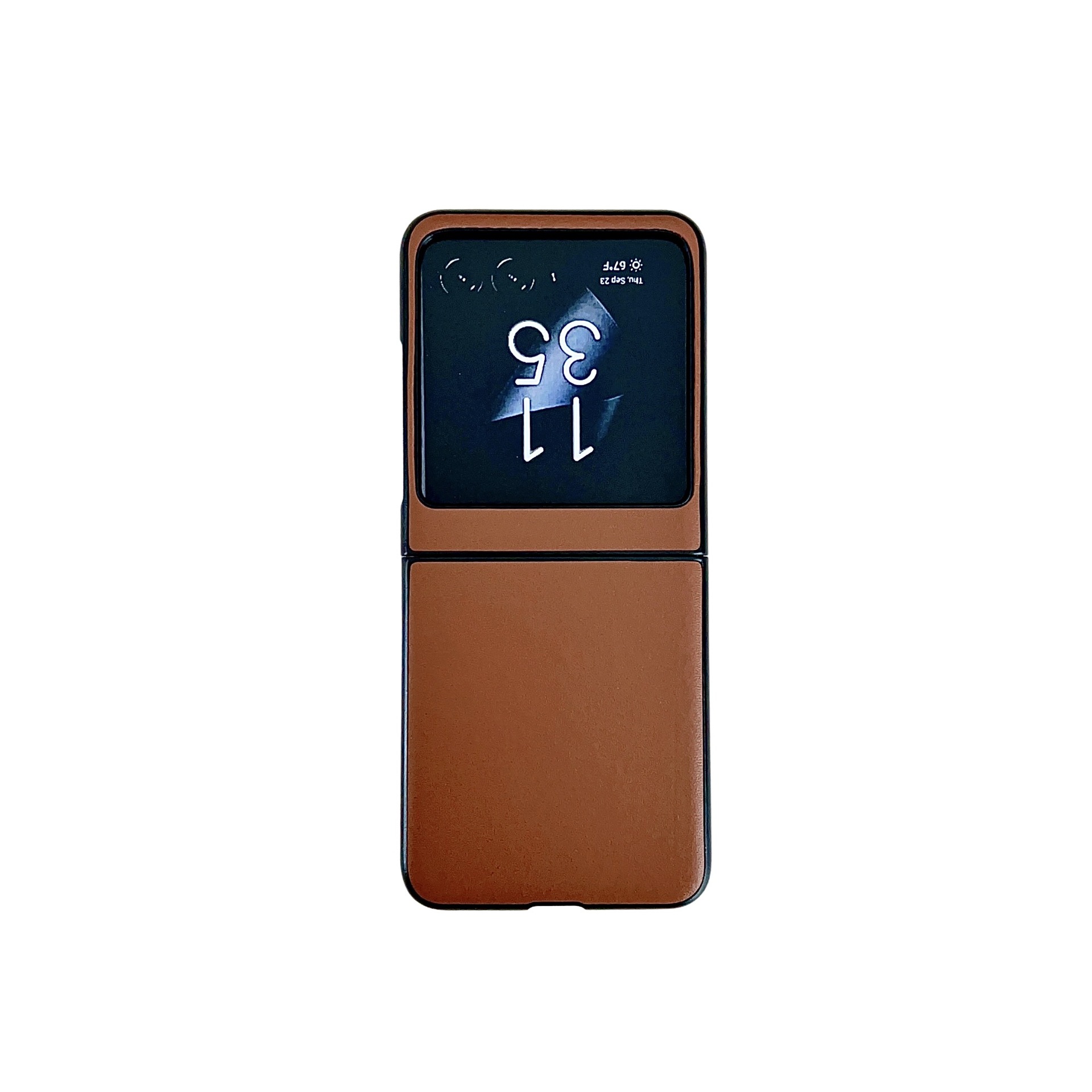 Adatto per Motorola RAZR 60 Ultra 50 40 Ultra Nuova custodia per telefono pieghevole con texture in similpelle a tinta unita_voghion.com