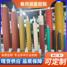 聚氨酯PU包胶辊 印刷机械用聚氨酯胶轴 工业用PU传动辊胶轴厂家