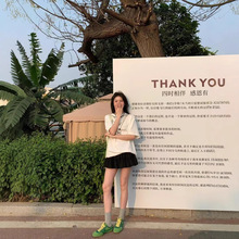 搞笑低调学院纯棉短袖T恤衫女印花半袖体恤上衣服夏新款人物爆款