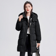 大码女装冬季2024包邮棉服外套中长款设计感时尚百搭宽松羽绒棉…