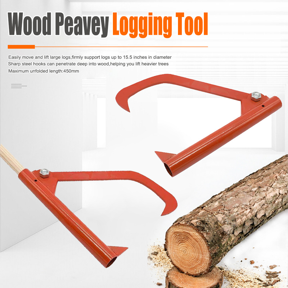 拉柴器 木柴省力工具 Wood Peavey Logging Tool Log Roller Tool