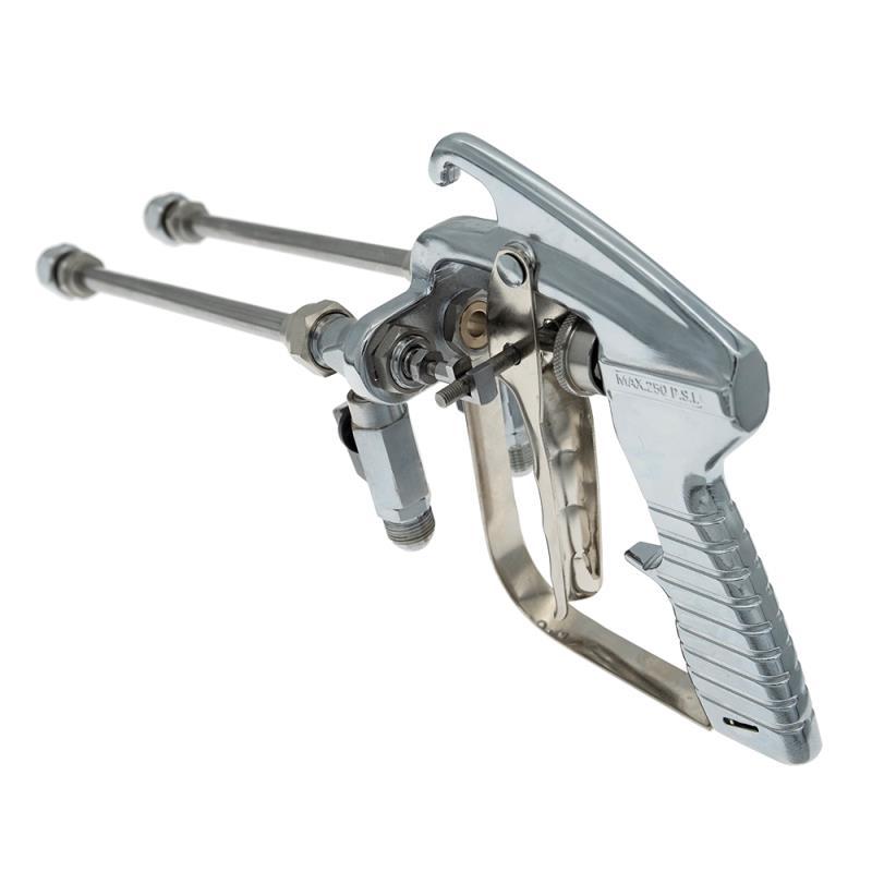 双头无气喷枪200mm杆长 不锈钢材质橡胶沥青喷枪