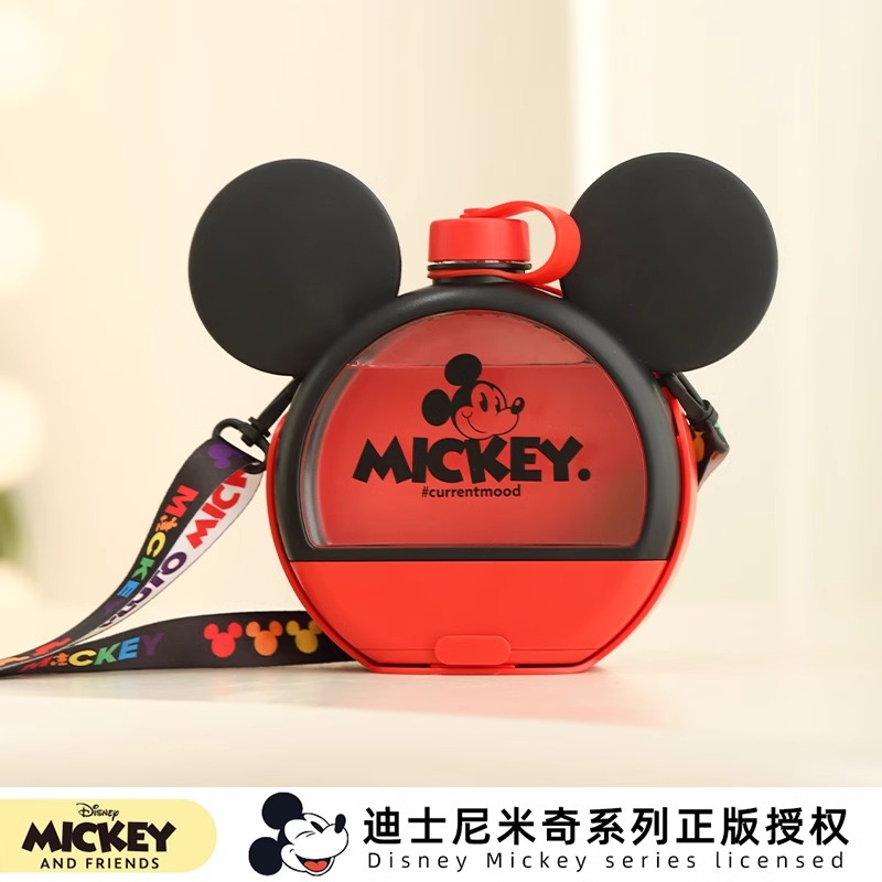 Disney serie Mickey perros salir hervidor portátil mascota agua potable al aire libre taza de agua potable taza de cachorro