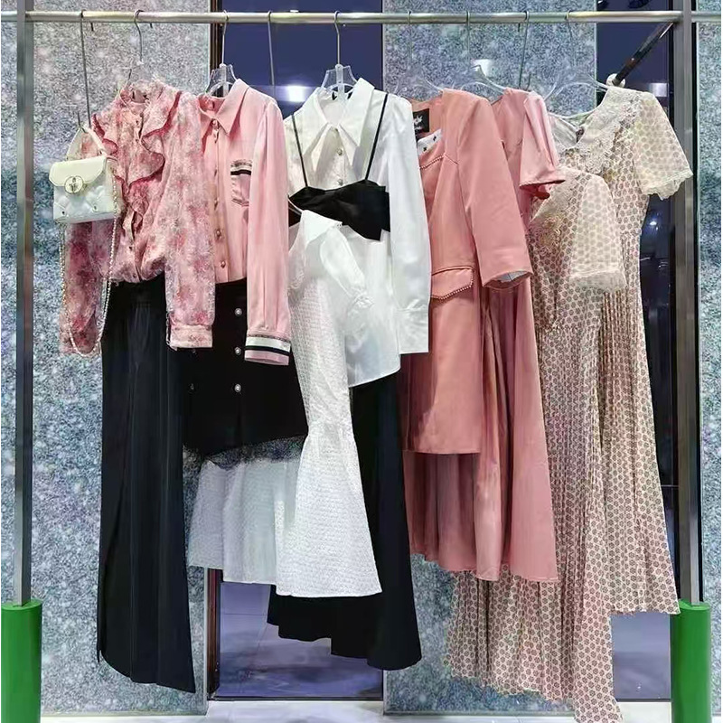 【曼诺比菲】2025春夏法式轻奢时装品牌专柜撤柜女装尾货折扣批发
