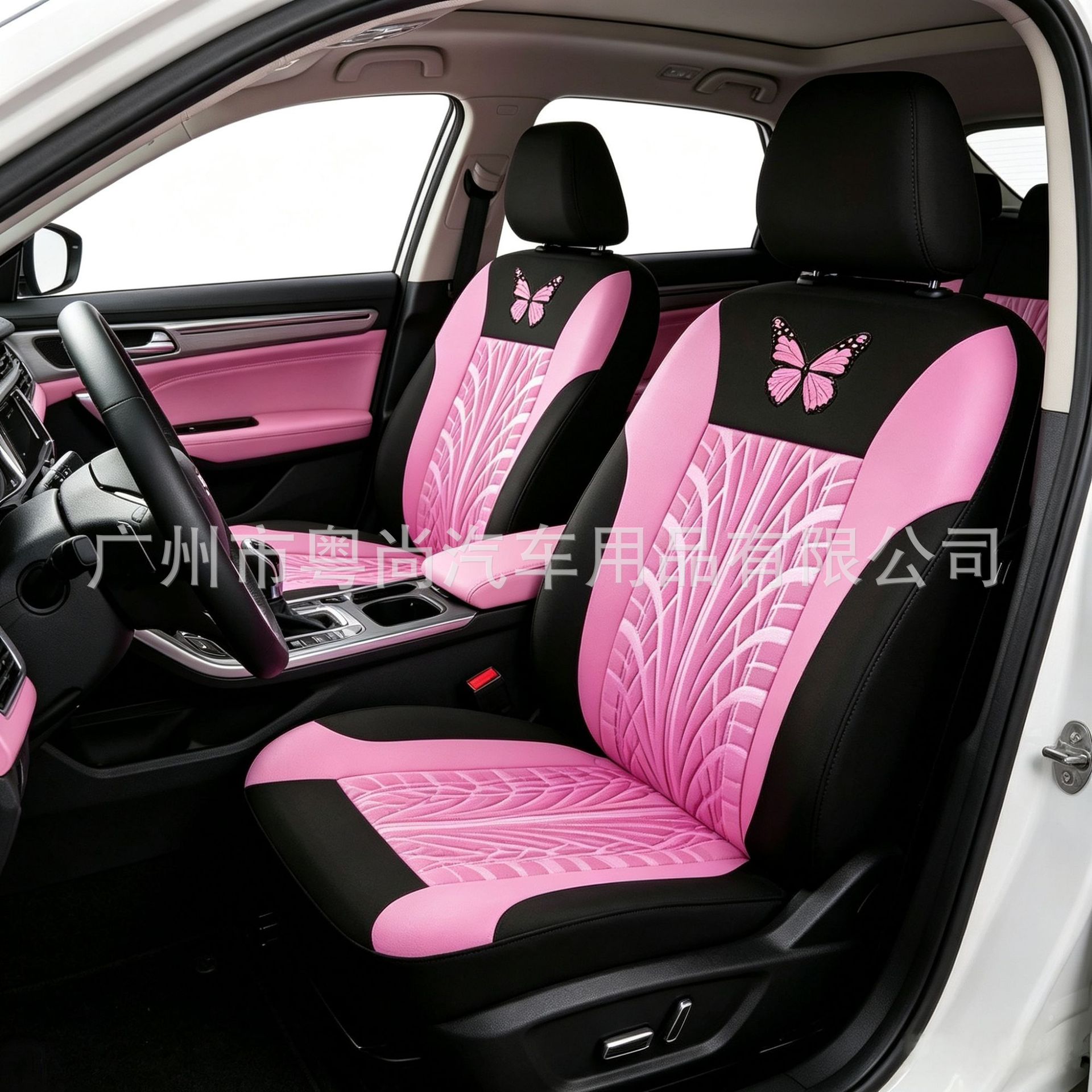 Car seat covers European and American tiktok butterfly press export Temu Amazon SHEIN manufacturer fabric seat covers