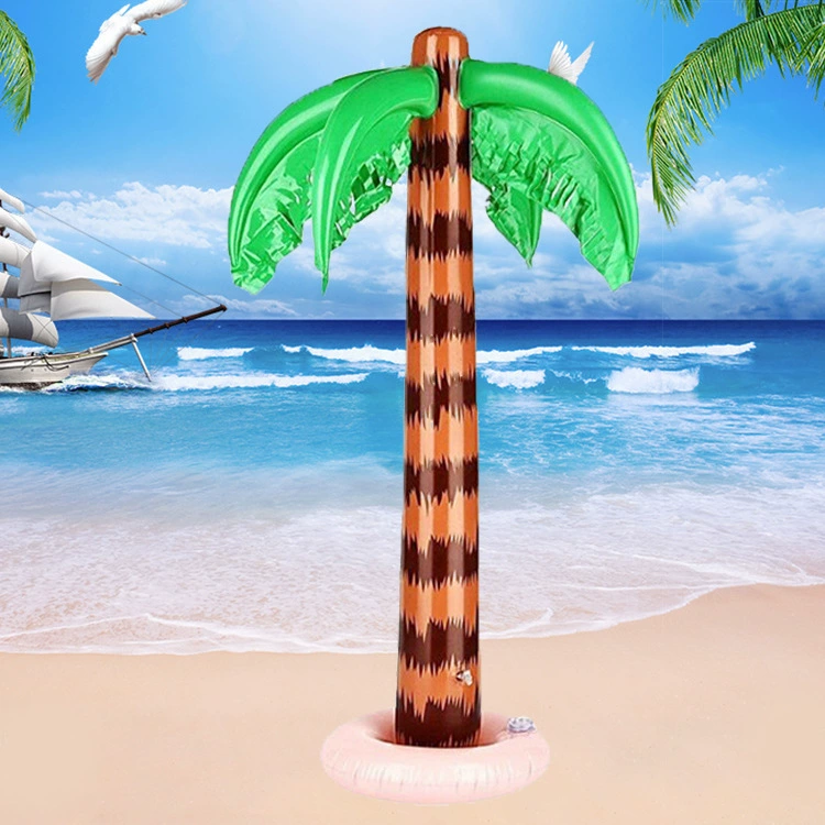 Набор игрушек для пляжа: inflatable Coconut Tree, PVC 95 см пальма с фламинго, дельфин, банан и мячи