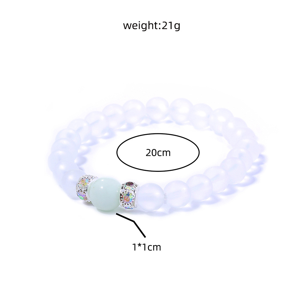 Bracelet de perles lotus phosphorescent brillant dans le noir_voghion.com