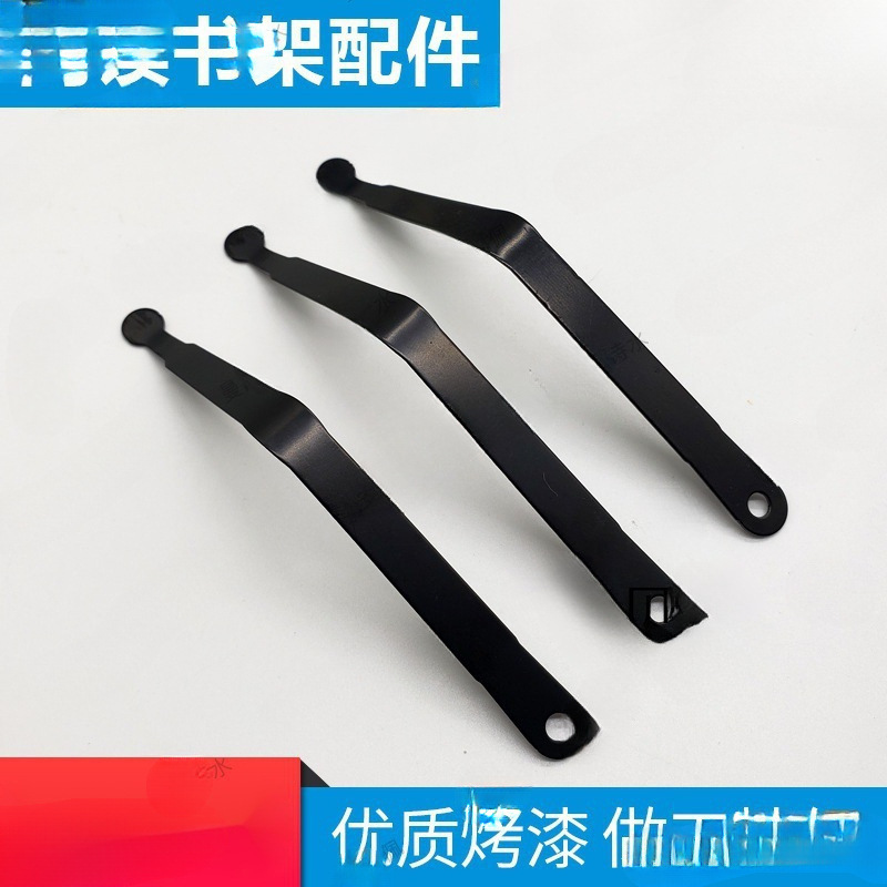 厂家批发锰钢弹片学生读书架配件压纸钢片 乐谱架夹片书架弹簧片