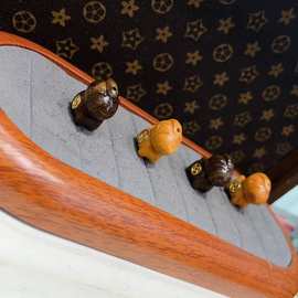 沉香檀木小马配件手工DIY文玩马上有钱手链项链隔珠挂坠配饰