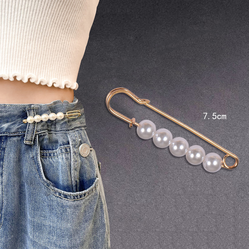 Pin de cierre de cintura accesorios de ropa fijos broche anti-exposición Pantalones de mujer hebilla apretada que forma la cintura pequeño artefacto de cierre de cintura