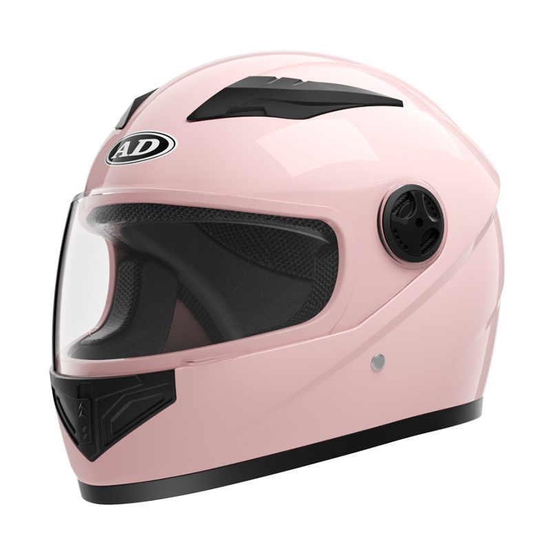 Ad Motorcycle Helmet for Men and Women, Full-Face Helmet for Electric Vehicles, All-Season Universal Helmet, Safety Hat, Foreign Trade Battery Vehicle Helmet