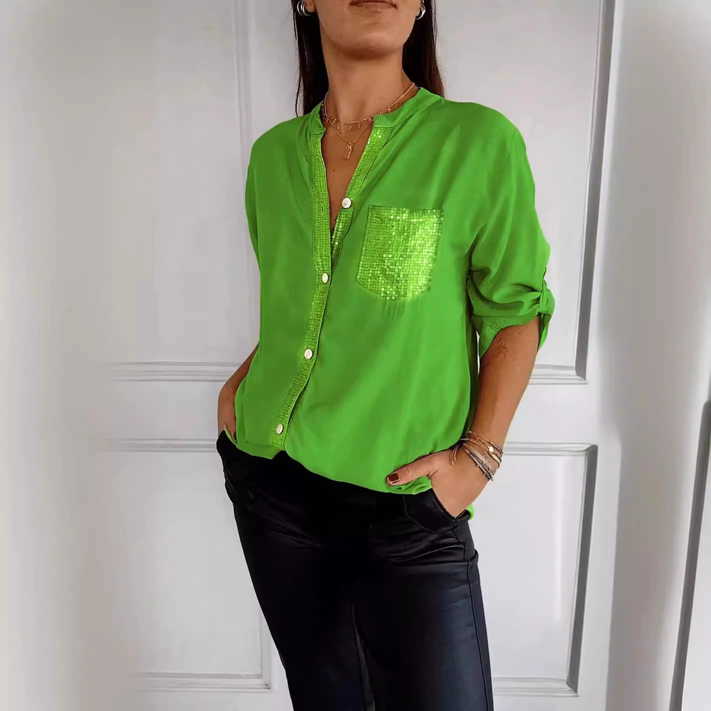 Европейская и американская трансграничная рубашка 2024 Amazon Commuter Wind