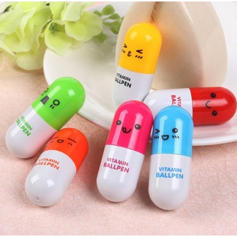빨간 알약 펜 - 혼합 색상