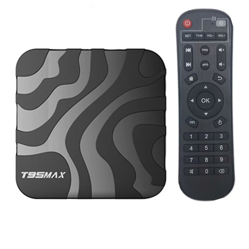 Cross-Border Tvbox T95Max H618 Set-Top Box Android 12 Dual-Band Wifi5G High-Definition Network Player