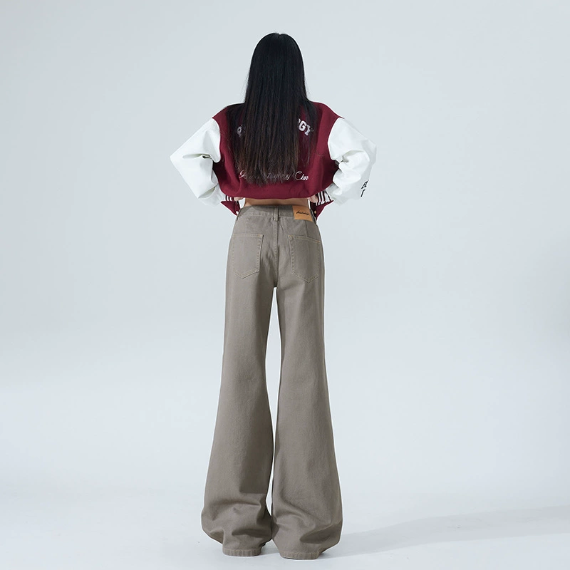 Autumn retro jeans for men and women, trousers, American style, loose fit