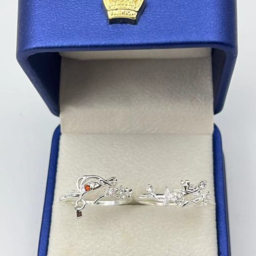 Animation Tianguan Blessing Ring Flower City Xie Lian Danmei Novel Couple Ring Cross-border AliExpress Amazon Hot Selling