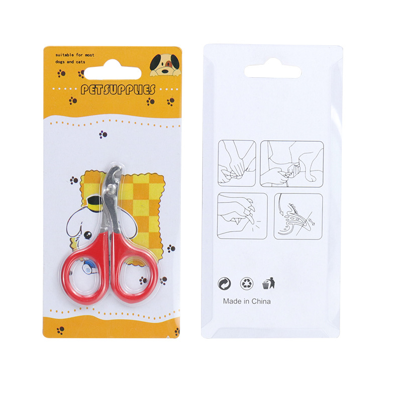 Suministros para mascotas Amazon popular gato cortaúñas Acero inoxidable pequeño PET cortaúñas gato belleza herramientas