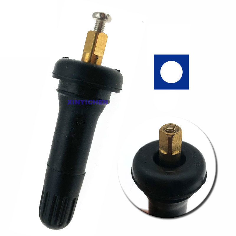 La válvula de goma es adecuada para Buick Regal LaCrosse Chevrolet Sensor de presión de neumáticos Boquilla de aire de automóvil