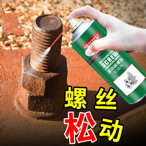 Car bolt loosening agent, metal rust remover, multi-functional anti-rust lubricant, anti-rust oil, car cleaning agent