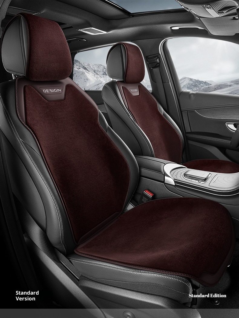 Plush Cushion Half-Pack Seat Cover Velvet Car Seat Cushion Winter Seat Cover Cross-Border E-Commerce Hot Selling Car Seat Cushion