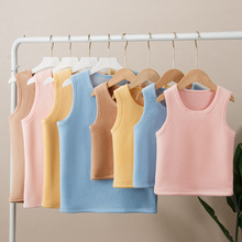 儿童保暖背心加绒加厚秋冬女童男童宝宝新款批发弹力童装上衣马甲