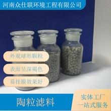 众仕联环境陶粒滤料生产厂家 生物挂膜陶粒填料 曝气滤池陶粒滤料