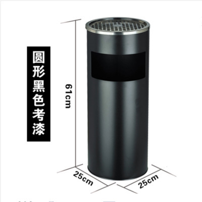 不锈钢酒店大堂垃圾桶烟蒂柱灭烟桶带烟灰缸室外吸烟区电梯赵烛优|undefined