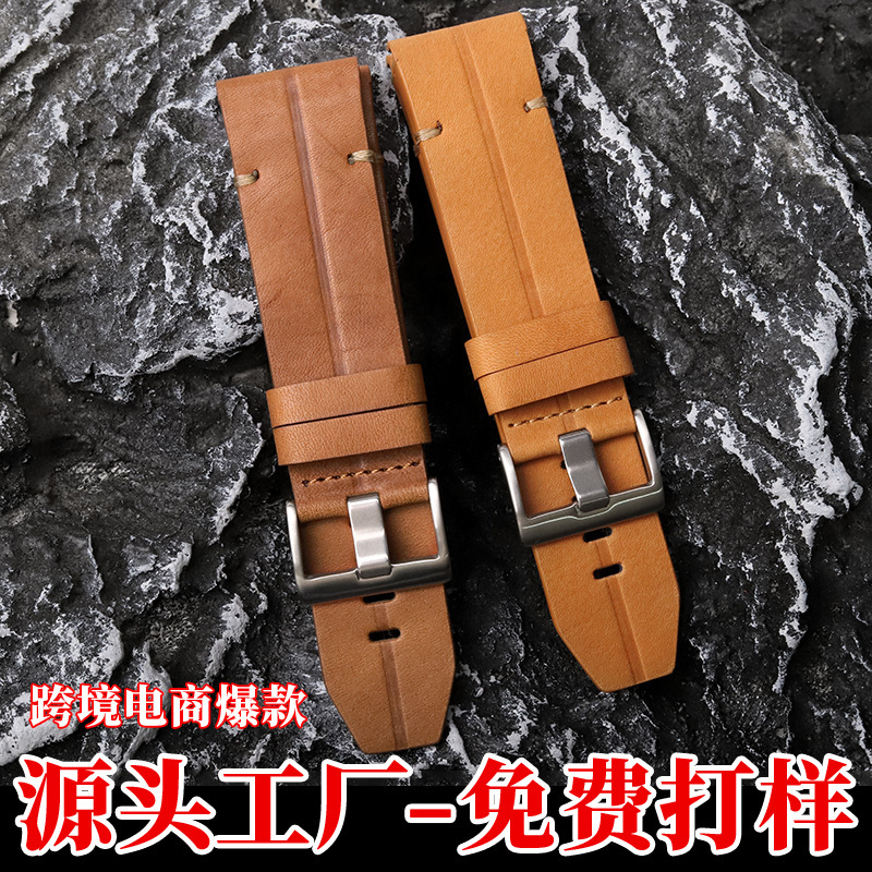 Factory Custom-Made Watch Strap Suitable for Garmin Fenix5 7 Oil Leather 7X Plus Quick-Release Strap 5S 935 Factory Custom-Made Watch Strap Suitable for Garmin Fenix5 7 Oil Leather 7X Plus Quick-Release Strap 5S 935
