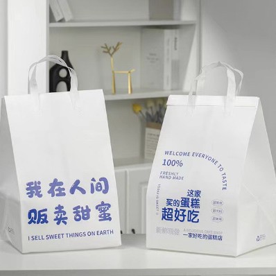 現物卸売りケーキ保温袋出前デザート専用不織布手提げアルミ箔袋高鍋保冷バッグ