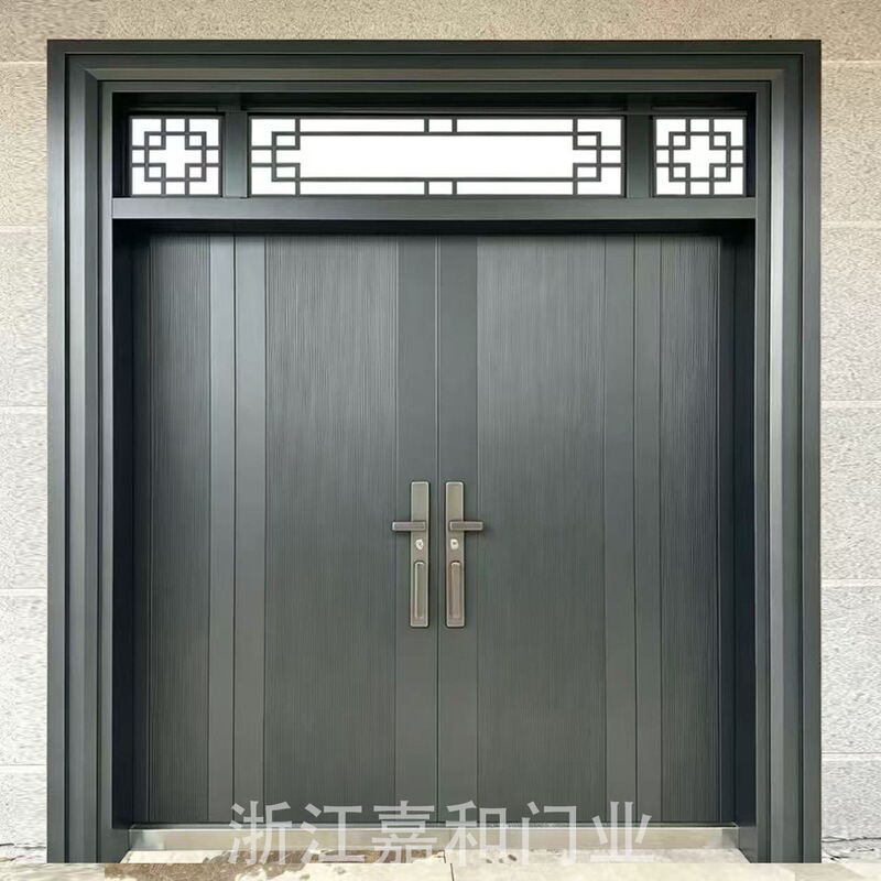Zinc Alloy Villa Door Composite Door Entrance Door Rural Self-Built House Courtyard Door Double Door Living Room Entrance Door