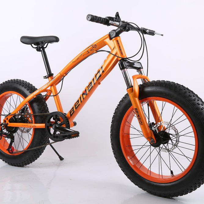 Directo de fábrica al por mayor 26/20 pulgadas de velocidad variable freno de disco bicicleta de montaña playa neumático de grasa nieve bicicleta Kmart