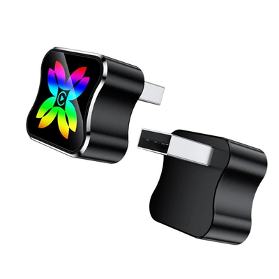 Hot-Selling 2-in-1 Connected Car Box Android Autocarplay Module Smart Wireless Carplay Box (Simsiz CarPlay və Android Auto) - q1bf-usb-black-butterfly-colorful-metal-glass-wireless-carplay-plus-android-auto-2-in-1-suitable-for-overseas-systems