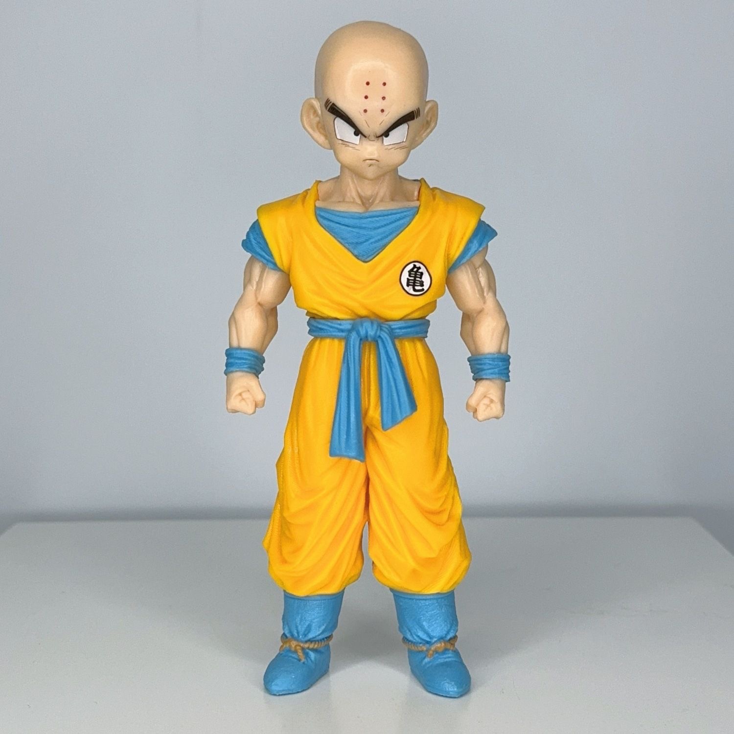 Guerrero de siete bolas de dragón Wukong doble cabeza tallada Yamu bolsa de té modelo hecho a mano adornos de estatua estática en stock al por mayor