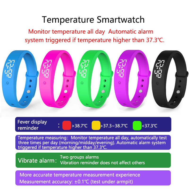 Bilik üçün temperatur ölçən qolbaq saat