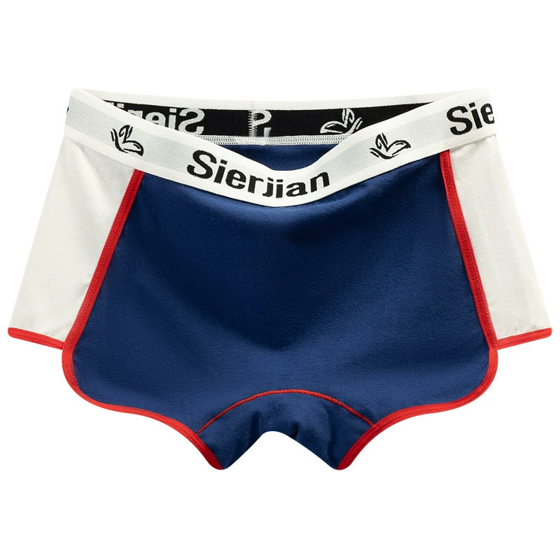 Women’s Four‑Corner Sports Underwear (Sierjian) 95% Cotton, Flat‑Angle Boxer Briefs, M–XL