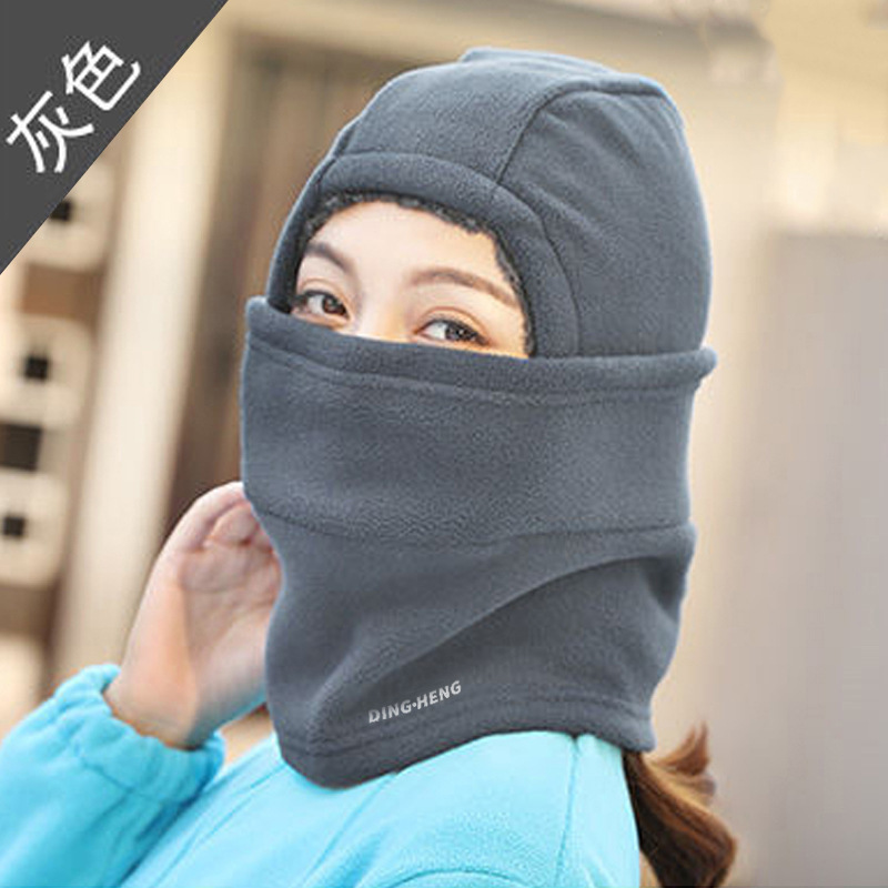 跨境冬季面罩帽户外骑行防风防寒抓绒头套帽加厚保暖风雪帽面罩帽|undefined