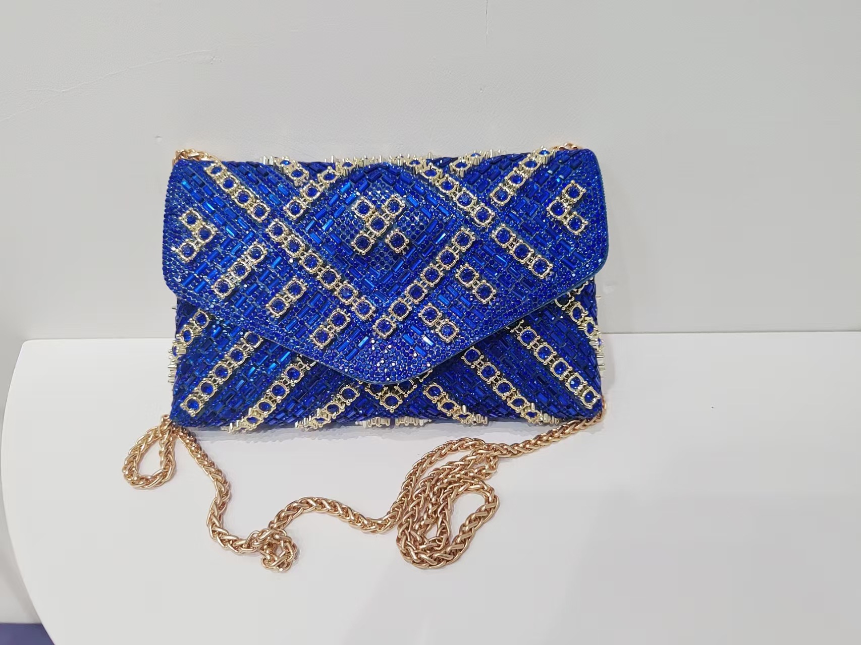 Nueva bolsa de cena transfronteriza, vestido de noche famoso, bolso de diamante, bolso de mano, bolso de hombro, bolso de cena, bolso de mujer